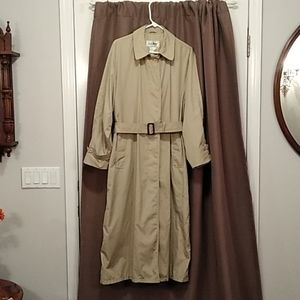 L L Bean Raincoat - Trench style; Lightweight